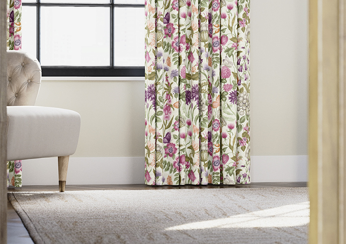 Field Flowers, Copper - Made to Measure Curtains - Image 5
